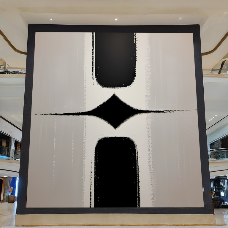 "Güç ve Gösteri" Oil Painting